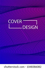 Simple Cover Design Simple Halftone Gradients Background. Future Cover Template. Vector Geometric Patterns. A4 size. Brochures, Flyers, Presentations, Leaflet, Magazine, Annual Report
