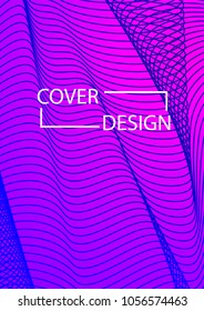 Simple Cover Design Simple Halftone Gradients Background. Future Cover Template. Vector Geometric Patterns. A4 size. Brochures, Flyers, Presentations, Leaflet, Magazine, Annual Report
