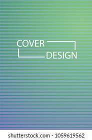 Simple Cover Design Simple Halftone Gradients Background. Future Cover Template. Vector Geometric Patterns. A4 size. Brochures, Flyers, Presentations, Leaflet, Magazine, Annual Report
