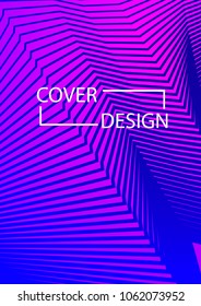 Simple Cover Design Simple Halftone Gradients Background. Future Cover Template. Vector Geometric Patterns. A4 size. Brochures, Flyers, Presentations, Leaflet, Magazine, Annual Report
