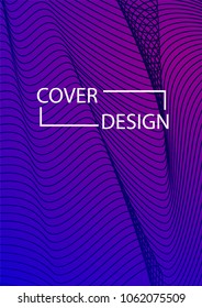 Simple Cover Design Simple Halftone Gradients Background. Future Cover Template. Vector Geometric Patterns. A4 size. Brochures, Flyers, Presentations, Leaflet, Magazine, Annual Report
