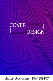 Simple Cover Design Simple Halftone Gradients Background. Future Cover Template. Vector Geometric Patterns. A4 size. Brochures, Flyers, Presentations, Leaflet, Magazine, Annual Report
