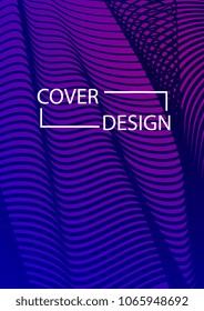 Simple Cover Design Simple Halftone Gradients Background. Future Cover Template. Vector Geometric Patterns. A4 size. Brochures, Flyers, Presentations, Leaflet, Magazine, Annual Report
