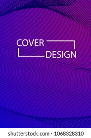 Simple Cover Design Simple Halftone Gradients Background. Future Cover Template. Vector Geometric Patterns. A4 size. Brochures, Flyers, Presentations, Leaflet, Magazine, Annual Report
