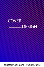 Simple Cover Design Simple Halftone Gradients Background. Future Cover Template. Vector Geometric Patterns. A4 size. Brochures, Flyers, Presentations, Leaflet, Magazine, Annual Report
