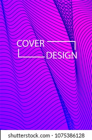 Simple Cover Design Simple Halftone Gradients Background. Future Cover Template. Vector Geometric Patterns. A4 size. Brochures, Flyers, Presentations, Leaflet, Magazine, Annual Report
