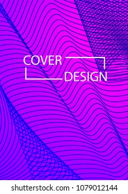 Simple Cover Design Simple Halftone Gradients Background. Future Cover Template. Vector Geometric Patterns. A4 size. Brochures, Flyers, Presentations, Leaflet, Magazine, Annual Report
