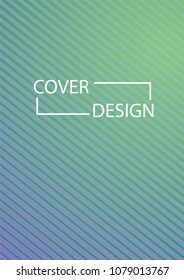 Simple Cover Design Simple Halftone Gradients Background. Future Cover Template. Vector Geometric Patterns. A4 size. Brochures, Flyers, Presentations, Leaflet, Magazine, Annual Report

