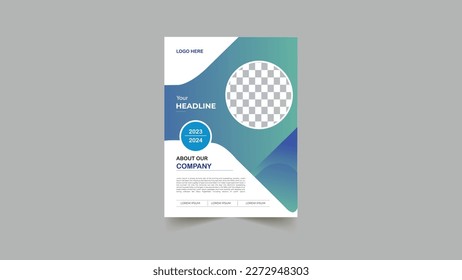portada simple, diseño, folleto, revista, catálogo, volante para fondo Empresario abstracto de plantilla vectorial. Diseño de folletos, diseño moderno de portada, informe anual, afiche, volante en A4.