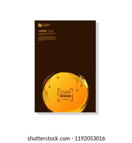 simple cover template. Halloween themed vector. suitable for banners, web, printing needs, decor, border, etc.