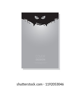 simple cover template. Halloween themed vector. suitable for banners, web, printing needs, decor, border, etc.