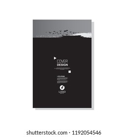simple cover template. Halloween themed vector. suitable for banners, web, printing needs, decor, border, etc.