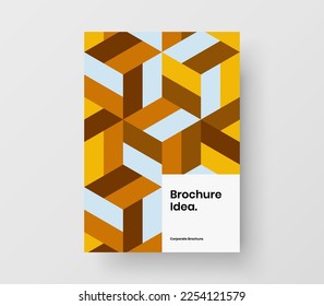 Simple cover vector design illustration. Premium mosaic shapes banner concept.