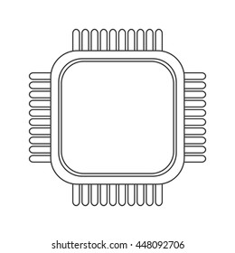 simple cpu icon