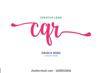 The simple CQR composition logo is easy to understand and authoritative