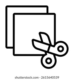 Simple Craft outline icon. The icon can be used for websites, print templates, presentation templates, illustrations, etc