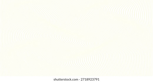 simple cream wave thin line pattern for banner poster background.