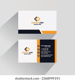 Simple and creative business card template