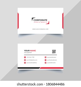 Simple and creative business cards design. modern visiting card template vector layout design.