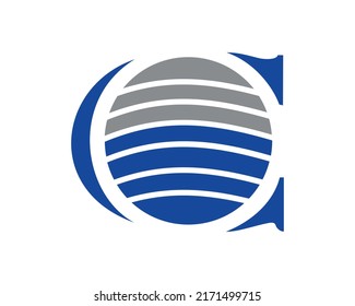 Simple and Creative C Letter Symbol