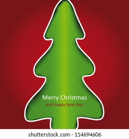 Simple and creative card on Merry Christmas