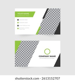 simple creative  clean business card design