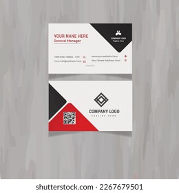 Simple Creative and clean corporate Business Card Layout.corporate business card template layout.Vector illustration.Stationery design