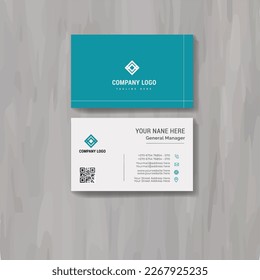 Simple Creative and clean corporate Business Card Layout.corporate business card template layout.Vector illustration.Stationery design