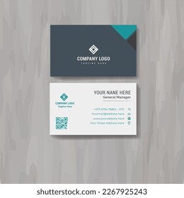 Simple Creative and clean corporate Business Card Layout.corporate business card template layout.Vector illustration.Stationery design