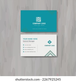 Simple Creative and clean corporate Business Card Layout.corporate business card template layout.Vector illustration.Stationery design
