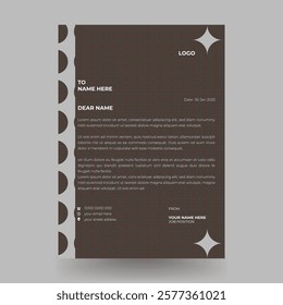 Simple creative Colorful and Modern abstract letter head business templates for your project. clean design.