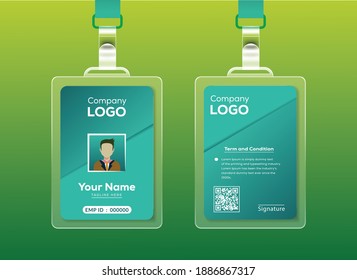 Simple creative corporate id card design concept suitable for company, print, digital, and another purpose