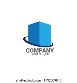 Simple and Creative Corporate or Real estate, Building, home logo design and vector icon 