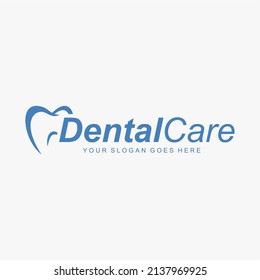 Simple creative dental clinic logo
