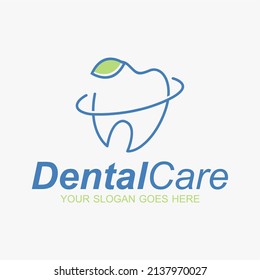Logo de clínica dental creativa simple