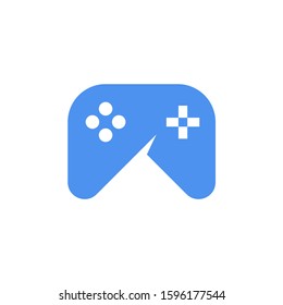 Simple creative game console logo design template