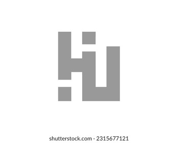Simple Creative h letter logo 
 design in vector