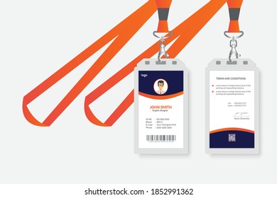  Simple and creative Id card template