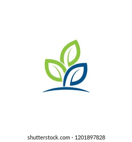 Simple Creative Leaf Concept Logo Design Template. Leaf Logo Template design template.