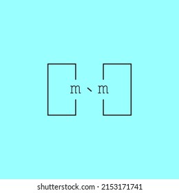 simple and creative letter MM logo design concept for sale in high quality professional design.