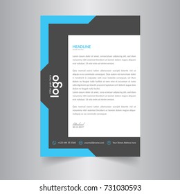 simple and creative letterhead for business and personal purpose usages. Well organized and layered. Easy to edit.