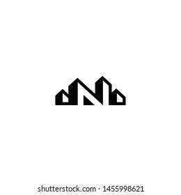 simple and creative logo between N and the city