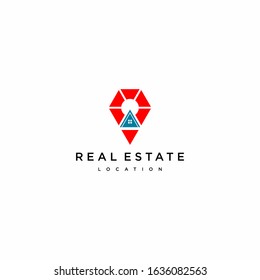 Simple and creative logo design of home or real estate business with clean background - EPS10 - Vector.