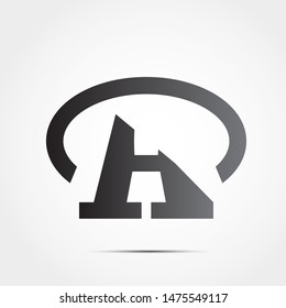Simple and creative logo design "letter A". Beautiful and simple element.