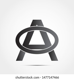 Simple and creative logo design "letter A". Beautiful and simple element.