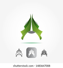 Simple and creative logo design "letter A". Minimalist logo design.