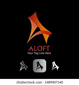 Simple and creative logo design "letter A".