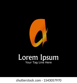 Simple and creative logo design "letter A". Minimalist logo design.