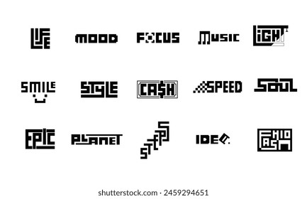 Simple creative logo set, good for branding inspiration
