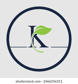 simple creative logo and symbol letter K vector illustration